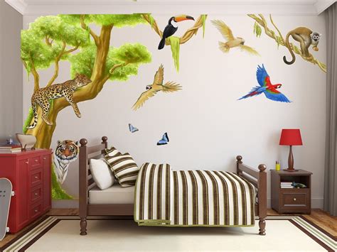 Jungle Wall Decals, Jungle Wall Stickers, Jungle Decals, Nursery Decals ...