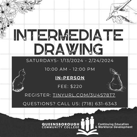 Register for Intermediate Drawing!! Register: tinyurl.com/3u4s78t7