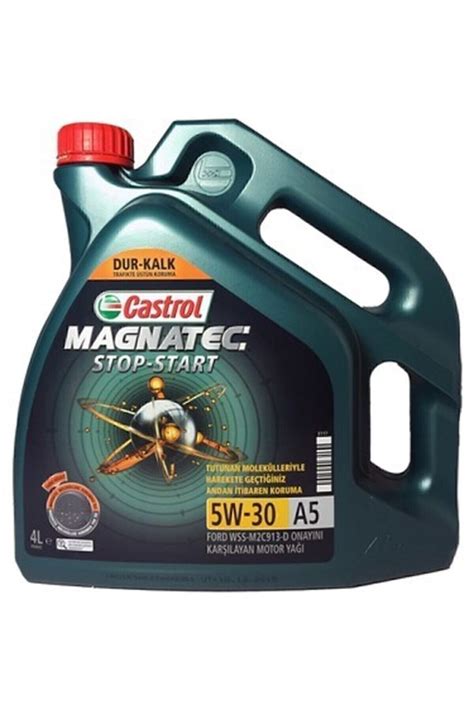 Castrol Magnatec 5W30 A5 4 Litre Star Stop Motor Yağı 2021 Üretim ...