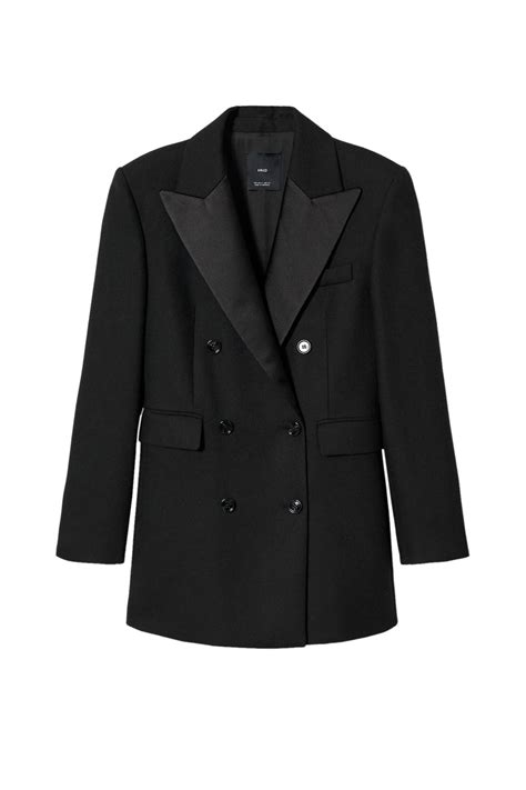 Mango женский удлиненный пиджак nolita со скидкой 66%, черный цвет ...