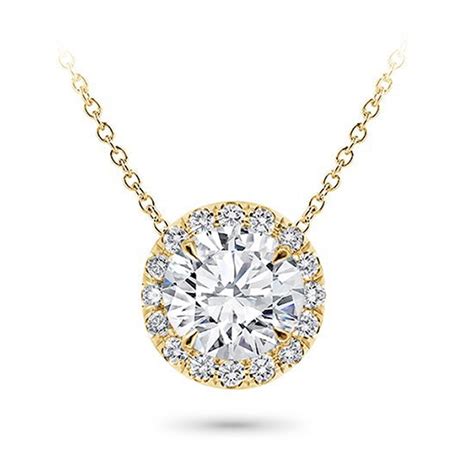 Halo Pendant Setting for Round Diamond