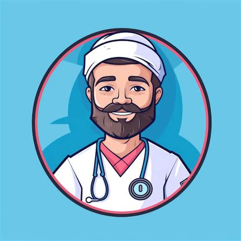 Premium Ai Image Anesthesiologist Mascot For A Company Logo Generative Ai