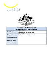 Assessment Book Wa Docx Assessment Workbook Leadership