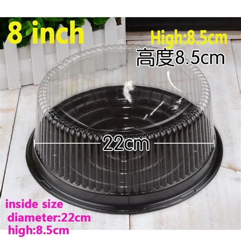 20 компл., прозрачный пластик, 6/8 дюймов, держатель для торта ...