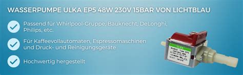 Lichtblau Pumpe Ulka EP5 48W 230V I Ersatzpumpe passend für Whirlpool ...