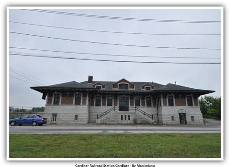 Gardiner Railroad Station Gardiner Railway Postcard Ebay