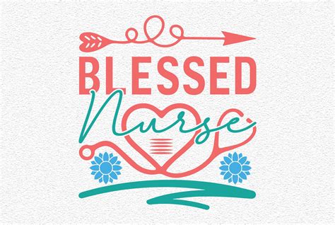 Blessed Nurse Svg Graphic By Mightypejes · Creative Fabrica