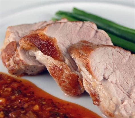 Pork Tenderloin With Honey Mustard Sauce Recipe Hcg Diet Recipes Diet Recipes Pork Recipes