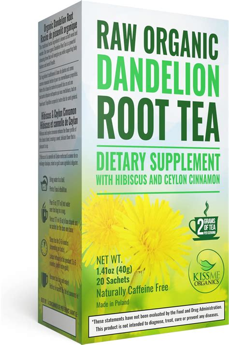 Amazon Dandelion Root Tea Detox Tea Raw Organic Vitamin Rich