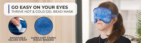 Amazon Thrive Hot Cold Gel Bead Eye Mask Sleep Mask Fsa Hsa Approved Reusable Gel