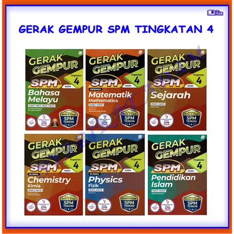 Adm Buku Latihan Spm Gerak Gempur Bitara Spm Tingkatan Kssm