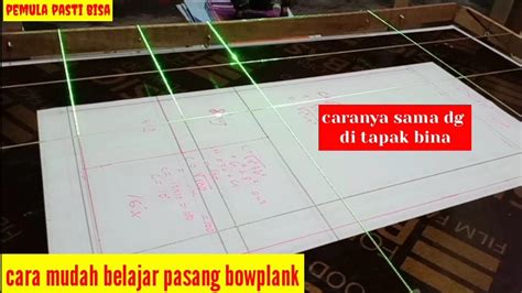 Tutorial Cara Pasang Bowplank Dan Cara Cari Siku Youtube