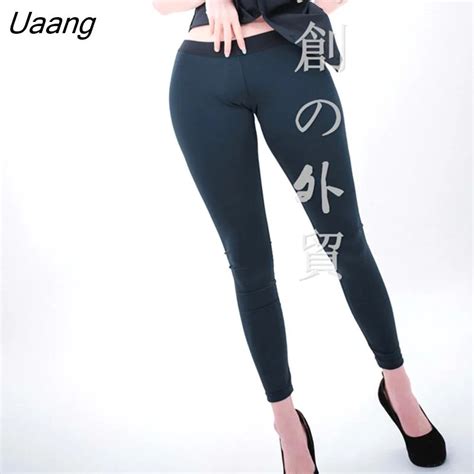 Uaang Super Sexy Couple Gift Low Waist Elasticity Slim Exposed Buttocks Pants Leggings Hot Sexy