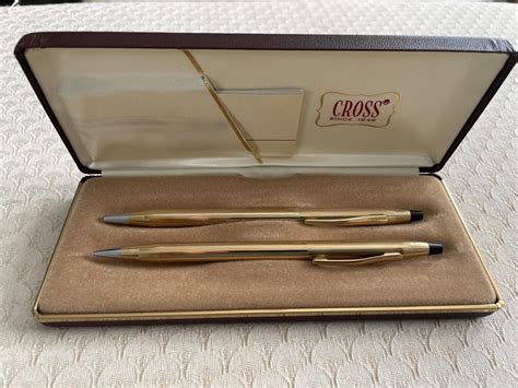 Cross Penpencil Set With Engraving Etsy