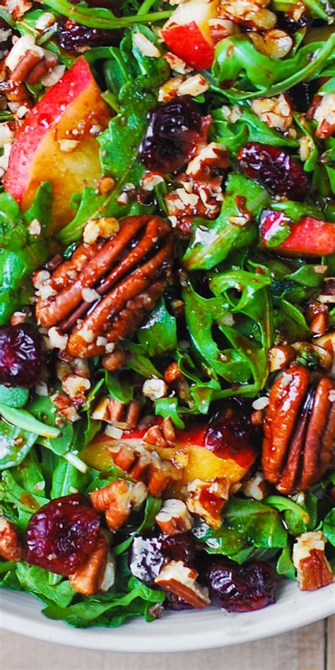 Best Fall Harvest Salad With Maple Lime Cooked Apples Pecans