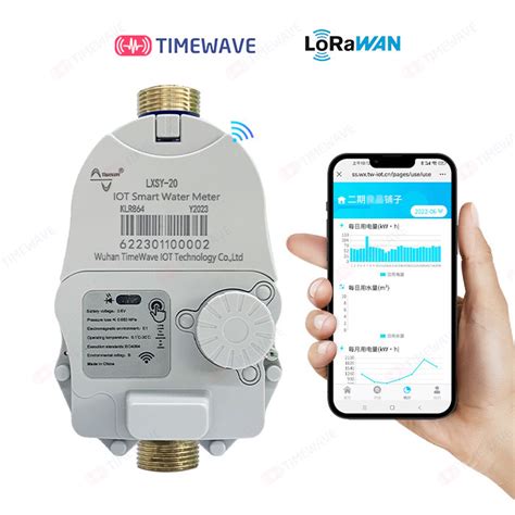 Mm Lorawan Smart Water Meter For Din Rail Installation