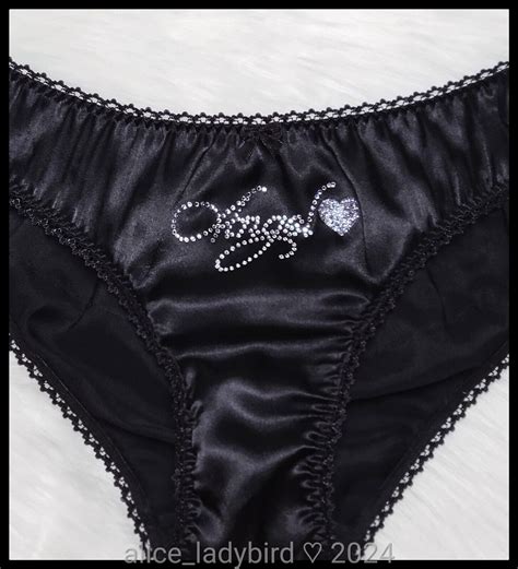 Vintage VICTORIA S SECRET Angel SATIN Bikini Brief PA Gem