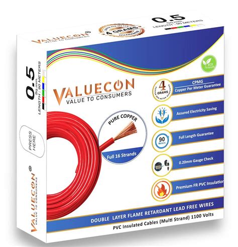 Valuecon Pvc Insulated Sq Mm Single Core Copper Wires And Cables