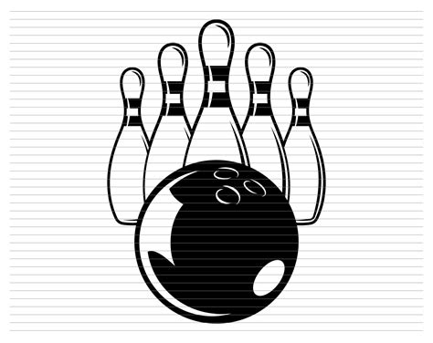 BOWLING SVG Bowling Ball Strike Pins Bowlingtime Bowling Life Etsy