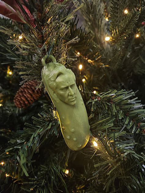 Picolas Cage Christmas Ornament Etsy