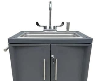 Portable NSF Sink Mobile Self Contained Hot Water Concession Three 3 COMPARTMENT Etsy