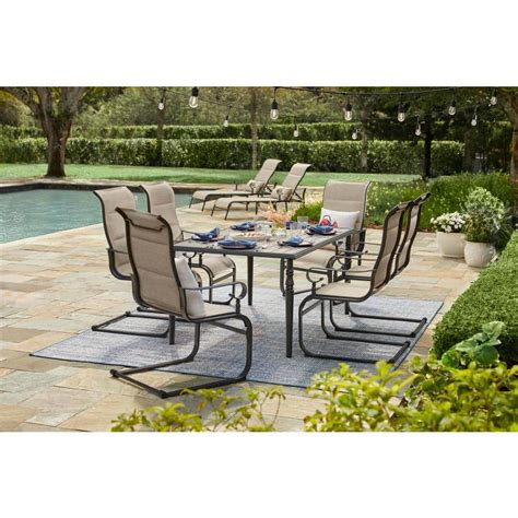 Upc Glenridge Falls Piece Metal Rectangle Outdoor