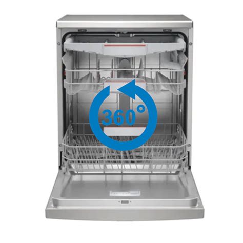 Bosch Series 6 Freestanding Dishwasher 60cm Silver Inox Sms6emi10z