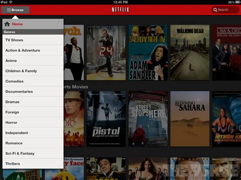 netflix ipad app redesign  verge