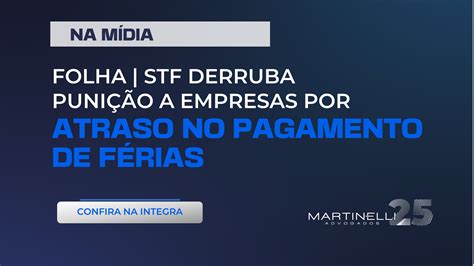 Folha Stf Derruba Puni O A Empresas Por Atraso No Pagamento De