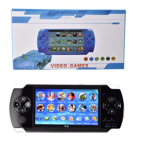 Psp Handheld Game Machine X6 8gb With 43 Inch High Definition Screen