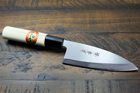 Japanese Deba Knife Small Deba Knife Ajikiri Knife 120mm High Carbon