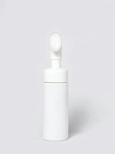Pet 150ml Opaque White Foam Bottle With Opaque White Brush Pump 200 Ml