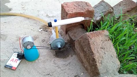 How To Make Powerful Water Pump At Home Youtube