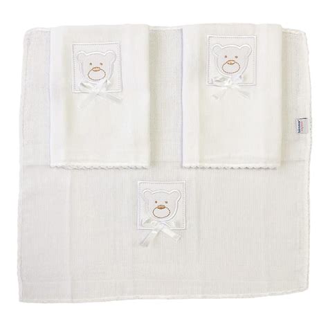 Fralda de Boca Cremer Pçs para Bebê Premiere Nude Baby Enxoval Baby Enxoval Enxovais