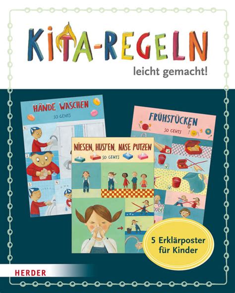 Kita-Regeln leicht gemacht: 5 Erklärposter für Kinder | Offizieller