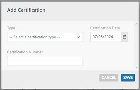 Adding and Managing Certifications to Profile – MemberClicks Trade