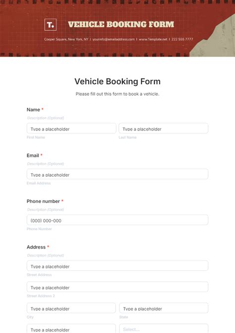 Free Travel Agency Booking Confirmation Form Template to Edit Online