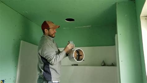 Installing Recessed Ceiling Shower Light Diy Youtube