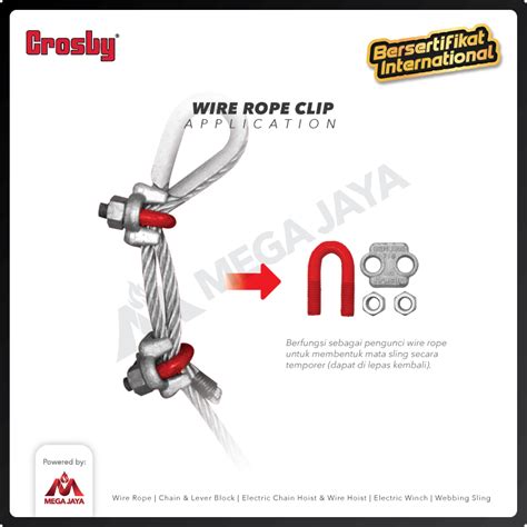 Dapatkan Produk Wire Rope Clip Crosby Usa G 450 78 Harga Terjangkau