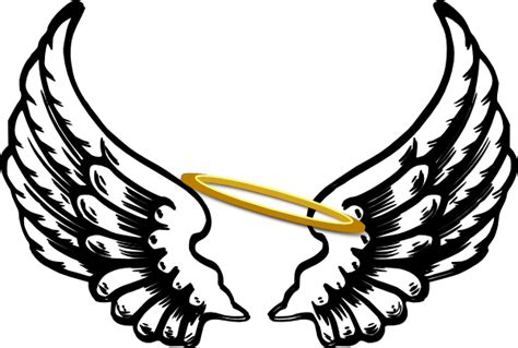 Angel Halo And Wings - ClipArt Best