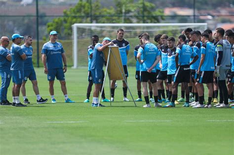 Gr Mio Faz Ltimo Treinamento Antes De Decis O Da Copa Do Brasil Sub