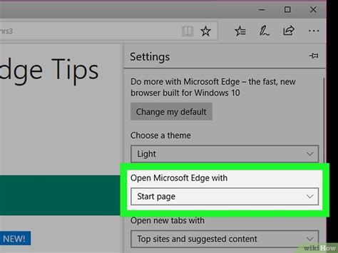 Come Cambiare La Pagina Iniziale Di Microsoft Edge