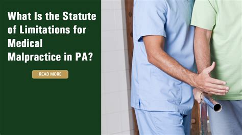 What Is The Statute Of Limitations For Medical Malpractice In Pa