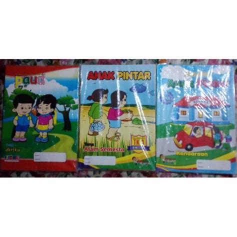 Jual BUKU PAKET TEMATIK ISI 10 PAUD TK Shopee Indonesia