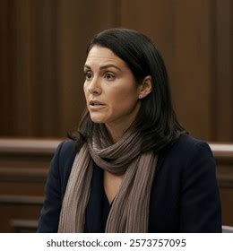 Portrait Years Old Brunette American AI Generated Image Shutterstock