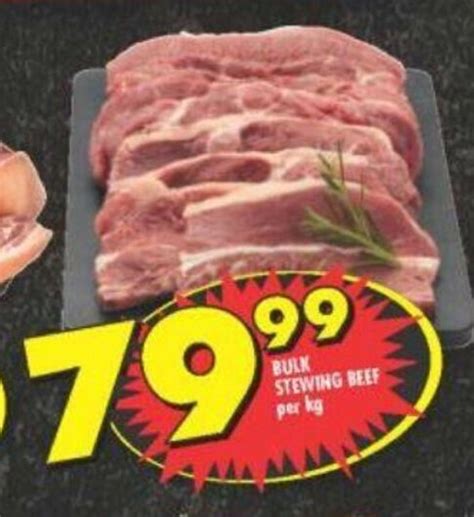 Bulk Stewing Beef Per Kg Offer At Shoprite