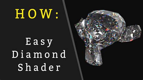 Blender Tutorial - Diamond Shader in 2022 | Blender tutorial ...