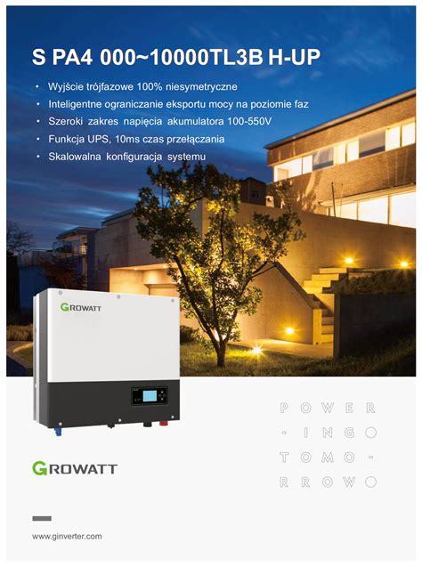 Growatt SPA4000TL3 BH UP Hurtownia Fotowoltaiczna