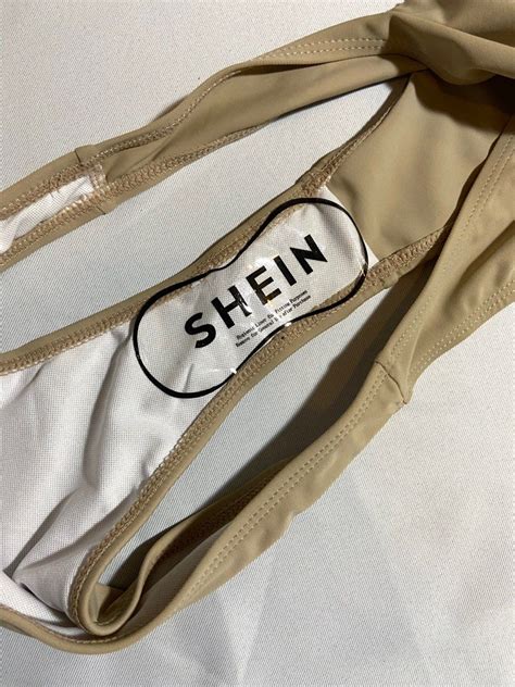 Brandnew Shein Nude Two Piece Swimsuit Women S Fashion Swimwear Bikinis Swimsuits On Carousell