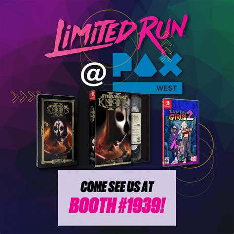 Pax West 2023 Limited Run Games